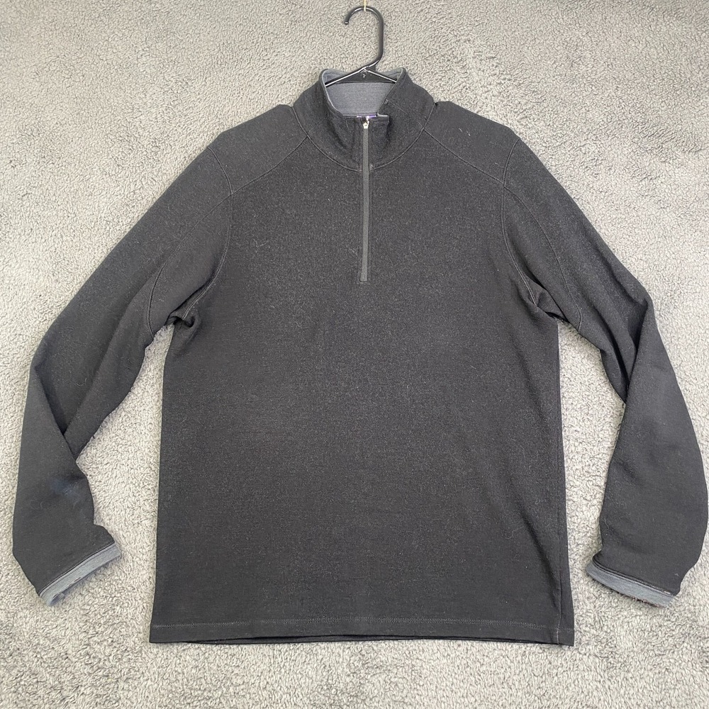 Ibex Zque 1/2 Zip Sweater Adult Size Medium Certified Merino Wool Heavy